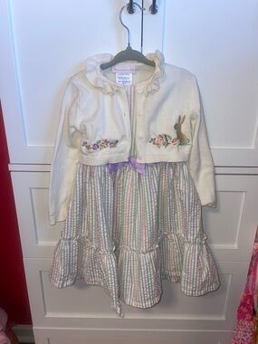 Bonnie Jean dress & cardigan size 3T
